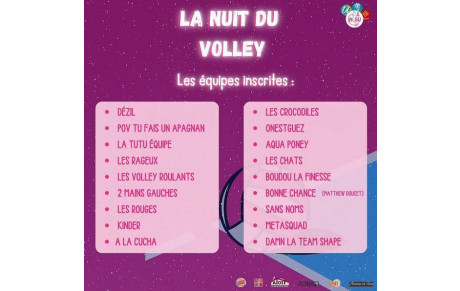La nuit du Volley 2023